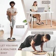 Yoga Calf Stretch Board, Adjustable Foldable Pedal, Leg Shaping Stretch Step, Lightweight Fitness Board For Home Workouts - Natural Wood Color - View 6