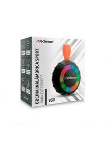 Redlemon Bocina Bluetooth Inalámbrica Portátil Contra Agua Resistente a Golpes y Caídas, Potente Sonido HD - Ver 8