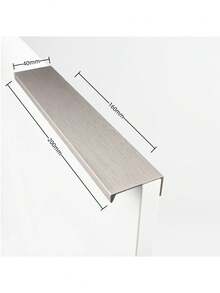 Maniglia per mobile montata sul bordo, di design moderno e minimalista, in lega di alluminio, adatta per accessori hardware di cucina, armadi e cassetti - Multicolore - Visualizzare 34