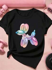 Women T-Shirts - Black - View 2