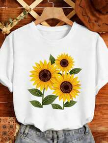 Women T-Shirts - White - View 2