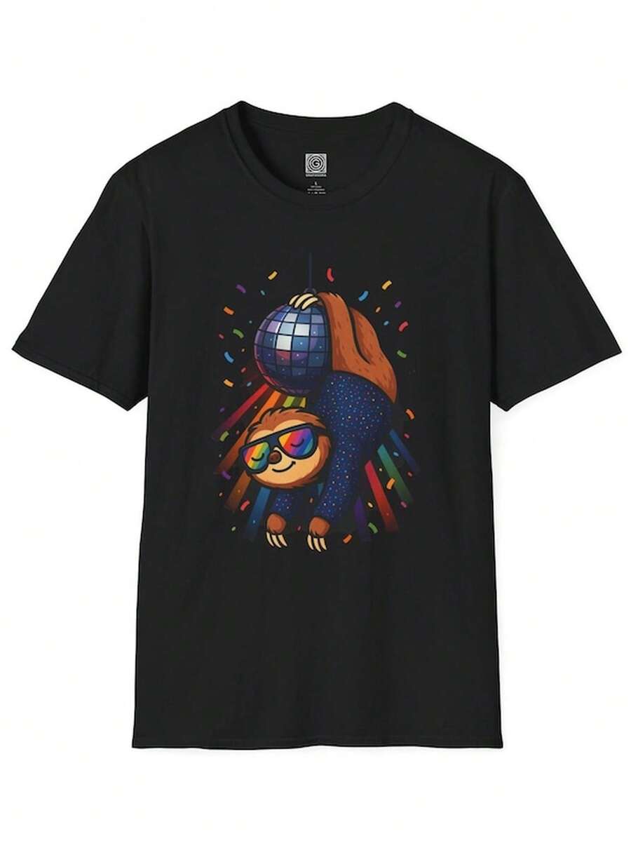 Disco Party other T1S1Hirt, other Lover Gift, Fun Animal T1EE, Funny Dancing S1Hirt, Cute Graphic Top.
