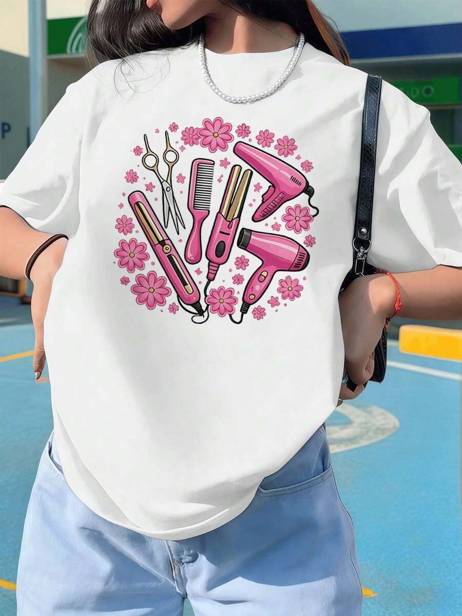 Women T-Shirts - White - View 1