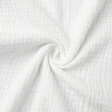 Irregular Short Dress 2026 Summer New Round Neck Bat Sleeve Pleated Shirt Dress - White - View 7