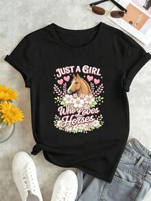 Women T-Shirts - Black - View 1