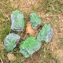5入非對稱仿真石頭，4-6cm逼真假岩石，DIY微縮景觀用人造鵝卵石，仙女花園配件、盆栽、花盆、花瓶及戶外裝飾 - A - 查看 11