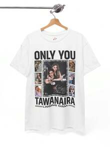 Serie GL S1olo t T1S1Hirt Tawan Aira Lingling y Orm Beautiful Eye C1Atching Design para fans. - Blanco - Ver 2