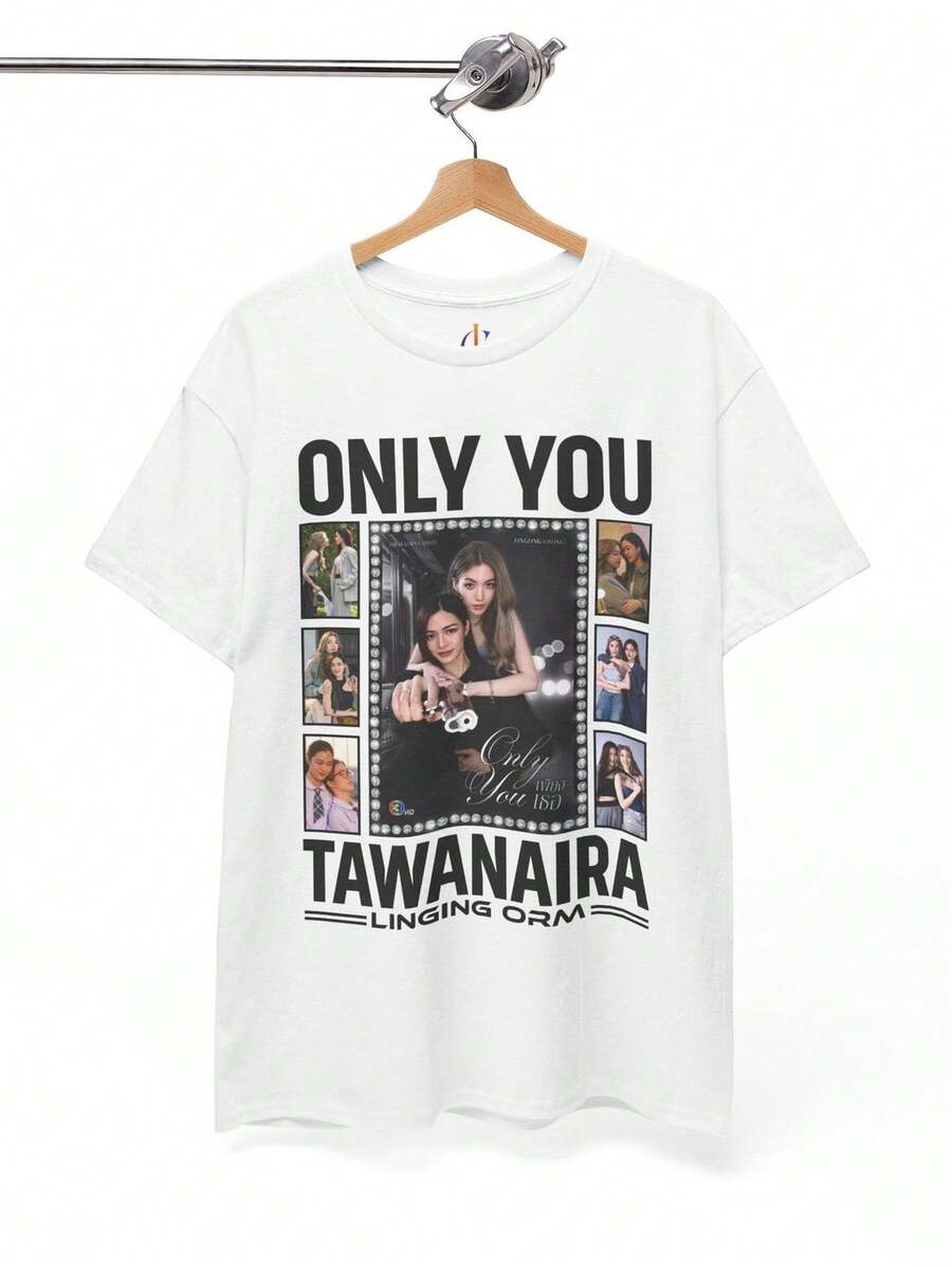 Serie GL S1olo t T1S1Hirt Tawan Aira Lingling y Orm Beautiful Eye C1Atching Design para fans.