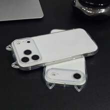 1 chiếc ốp lưng điện thoại hình tai mèo sáng tạo, tương thích với Apple 17 Pro/17 Air, 16 Plus/15/14 Pro/11/13/14/17 Pro Max - Nhiều màu - Xem 4