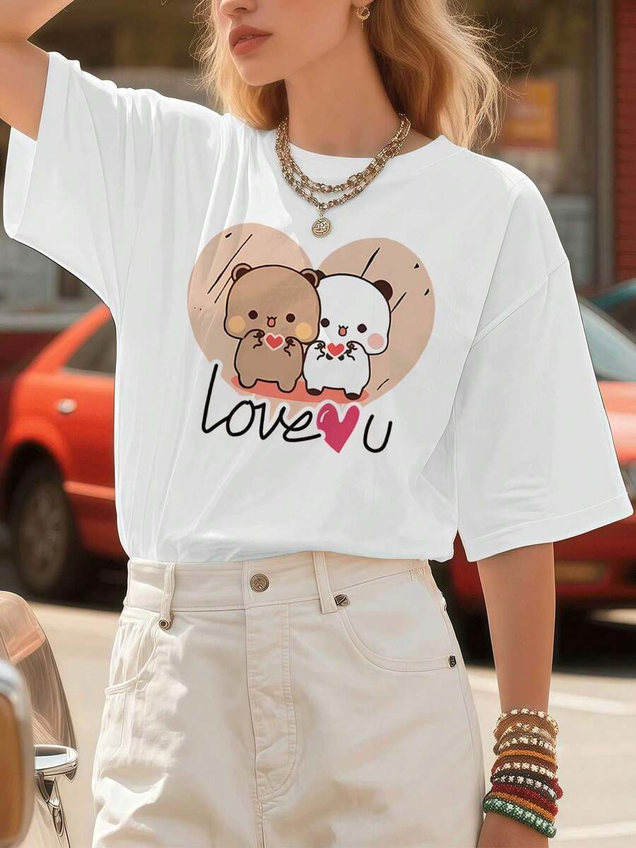 Women T-Shirts - White - View 1