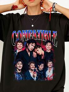 Women T-Shirts - Black - View 1