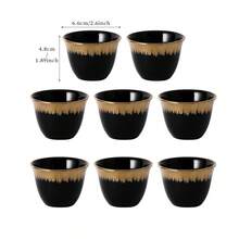 1pc, 6pcs, 8pcs, 12pcs Ceramic Cups For Kitchen, Dining Room, Living Room, Gifts, Coffee Cups, Tea Cups, Suitable For Tea, Coffee, Milk, Fruit Juice, Weddings, Banquets, Gifting, Birthdays - Multicolor - View 11