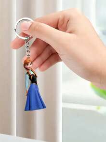 Disney Móc khóa acrylic hình Anna trong phim Frozen, mặt dây chuyền hình nhân vật 2D phẳng dùng cho túi xách và chìa khóa, được làm từ acrylic phẳng bền và nhẹ, chiếc móc khóa này có hình ảnh sắc nét, thể hiện hoàn hảo tính cách phiêu lưu, ấm áp của cô nàng. Móc khóa được gắn vào một vòng và dây xích kim loại chắc chắn, giúp dễ dàng kẹp vào chìa khóa, ba lô, ví, dây đeo hoặc túi xách. - Móc khóa - Xem 4