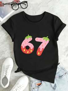 Women T-Shirts - Black - View 2