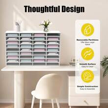 YUNRUX File Racks - White - View 10
