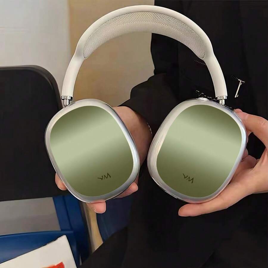 Ốp bảo vệ trong suốt màu đen với họa tiết rắn và bướm dành cho tai nghe Max. - Trong sáng - Xem 1
