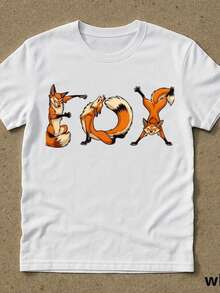 yoga fox S1Hirt , grfico vintage de 90 T1S1Hirt , r fox T1S1Hirt , uniS1ex T1S1Hirt for adul , designs , fox forest. - Blanco - Ver 2
