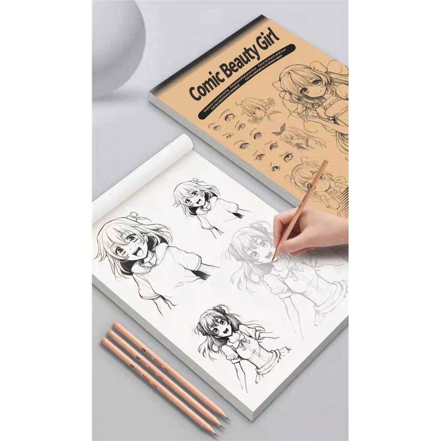 多款绘画素描本,即使是初学者也能画出美丽的画作,动漫人物描摹本,掌握各种风格,实现你创作惊艳动漫人物的梦想,无与伦比的多样性,专业级纸张内置艺术课程,终极漫画描摹本,适合初学者,将每一页都变成迷你课堂,开启创造你梦寐以求的动漫世界的旅程。 - 多種風格繪畫本 - 查看 1