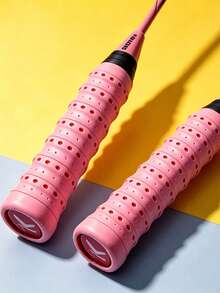 2 Rolls Anti-Slip Racket Grip Tape, Dual-Color Ribbed Handle Wrap, Suitable For Tennis, Badminton And Pickleball - Durable Sweat-Absorbent Wrap, 43.31 Inch Length, Also Applicable To Fishing Rods And Tool Handles - Shock-Absorbing, Breathable, High-Adhesive Backing, Indoor/Outdoor Training Accessory - Multicolor - View 19