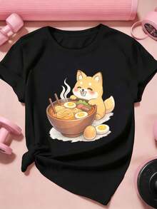 Women T-Shirts - Black - View 2