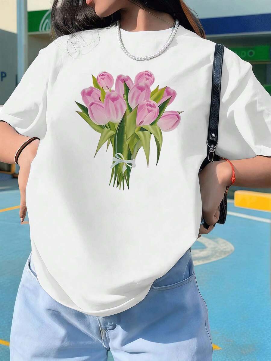 Women T-Shirts - White - View 1