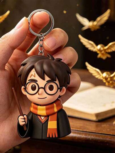  Harry Potter American TV Series - Harry Potter Keychain - Cute Ron, Hermione, Voldemort Figurines - Bag Hangers For Men And Women