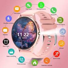 Smartwatch, Wireless Call/Dial, Multiple Sports Modes, Incoming Call Alert And Rejection, SMS Reminder, Customizable Wallpaper, Compatible With IPhone/Android - Multicolor - View 14