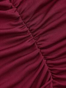 3 piezas Tops sin mangas plisados, tops sin mangas casuales de cuello plano para mujer, gran valor en paquete de 3, para el verano - Multicolor 4 - Ver 10