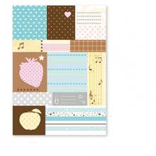 Libreta de notas retro y linda estilo coreano, cuaderno desprendible para estudiantes, diseño simple, material de papel, regalo perfecto, estilo, edición 2026 - multicolor - Ver 12