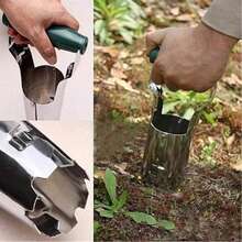 1pc Transplanting Tool | Gardening Hole Puncher, 3-In-1 Tool For Hole Punching, Transplanting, And Planting, Suitable For Home Vegetable Garden And Flower Garden, Easy Operation, Smooth Surface For Cleaning, Portable And Practical: Compact Size, Lightweight, Easy To Carry - A - View 7