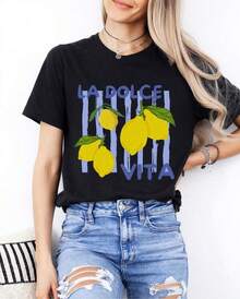 Women T-Shirts - Black - View 8