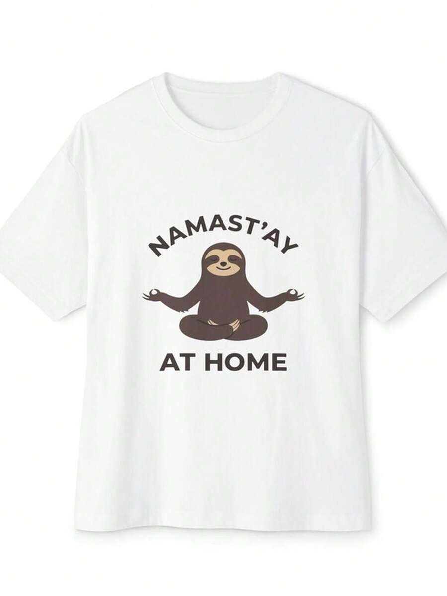 Namast'ay en C1Asa otro T1S1Hirt Yoga otro T1EE, Relaxed Fit.