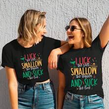 Camiseta Cinco De Mayo para Mujer, Camiseta Mexicana para Fiesta y Vacaciones, Camisetas para Fiesta del Cinco de Mayo, Camiseta con Frases Divertidas, Blusa Casual - Negro - Ver 4