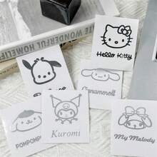 Bộ 3/10 miếng dán kim loại hologram Sanrio: Hình dán nhân vật ngôi sao dễ thương - Hình dán trang trí chống thấm nước tự làm cho điện thoại, máy tính xách tay, sổ tay, bình nước, sổ kế hoạch, văn phòng phẩm; Món quà hoàn hảo cho các dịp lễ và sinh nhật. - Nhiều màu - Xem 1