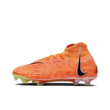 Nike Phantom Luna Elite Round Toe Lace-Up FG (Gum Spikes) Natural Grass Soccer Boots Unisex Orange - FN8408-800 - View 8