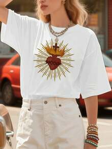 Women T-Shirts - White - View 1