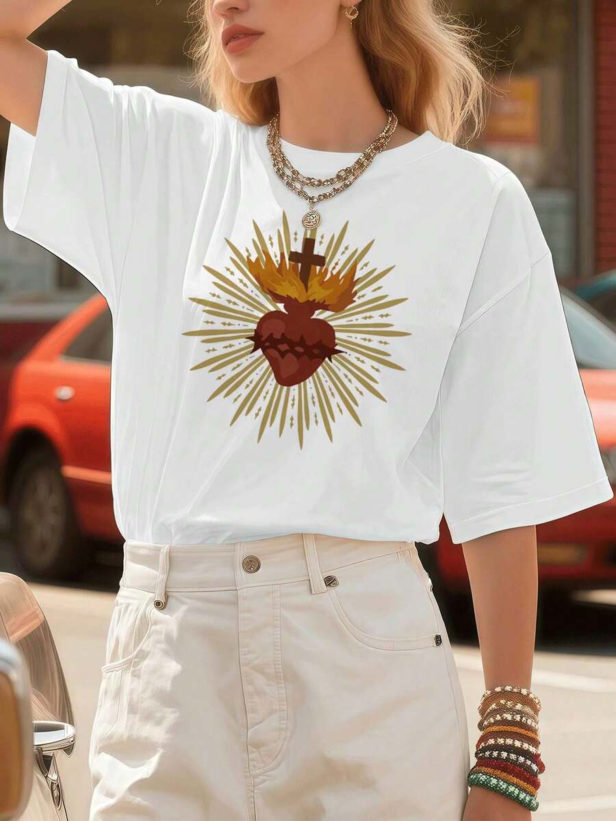 Women T-Shirts - White - View 1