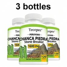 3 Bottles/360 Capsules Chanca Piedra Leaf - 1600 Mg Per Serving - Urinary Tract And Gallbladder Health Supplement- Suitable For Men And Women - 3瓶 - 查看 9