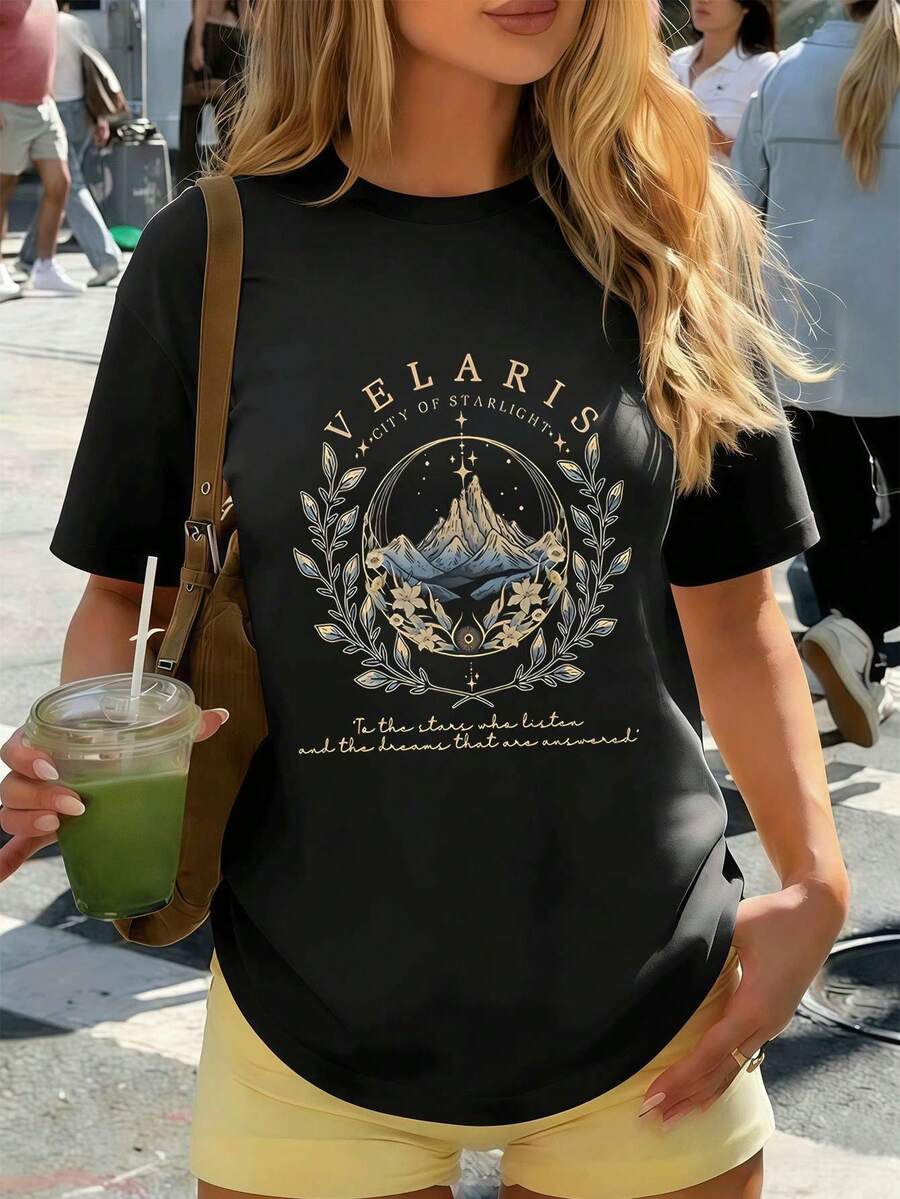 Women T-Shirts - Black - View 1