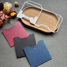 1件信封形碳钢模具模板相册，复古优雅设计，多功能手工工具，适合艺术爱好者进行精细工艺制作、DIY项目、剪贴簿制作、装饰模具，优质钢材，边缘锋利。 - 信封(19.3*10.4cm) - 查看 10