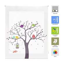 KIWI | Children's Digital Translucent Roller Blind, Sizes From 90 To 170 Cm Wide X 180 Cm High, Thermal Insulating Digital Blind, Available In 14 Models - 彩色 - 查看 4