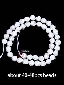 1 Strand Irregular Bead Loose Gemstone Red Coral Prehnite Agate For Holidays Gifts For Jewelry Making Diy Bracelet Earrings Accessories 6 8 10mm - Multicolor - View 37