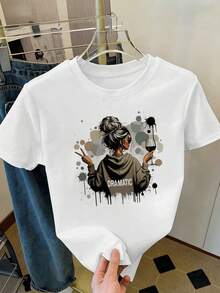 Women T-Shirts - White - View 2