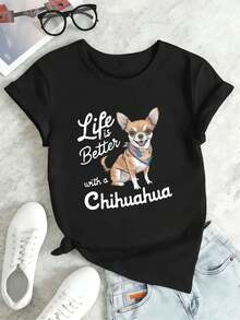 Women T-Shirts - Black - View 2
