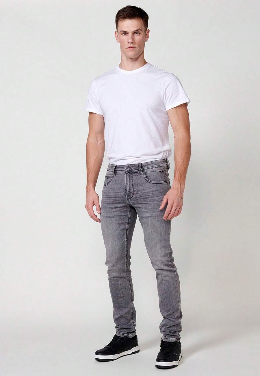 Koroshi Herren Outdoor Hosen - Grau - Übersicht 1