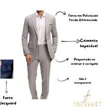 Men's Suit In Polyviscose PV For Weddings - Medium Gray - View 2
