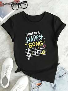 Women T-Shirts - Black - View 2