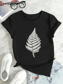 Women T-Shirts - Black - View 2
