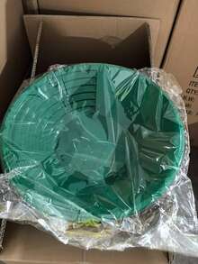 Outdoor Gold Panning Sieve Tray, Hand Crank Gold Panning Pan, Small Plastic Gold Washing Bowl, Portable Gold Washing Sluice Box - 38*38*10cm - View 9