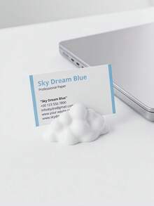 1/3pcs Cute Cloud Shaped Photo Frame Stand, Horizontal Display Design, Suitable For Small Photos, Cards, Notes. Great For Home, Office, Wedding Decor. Single Cloud Shaped Photo Frame Stand - Clouds - View 4
